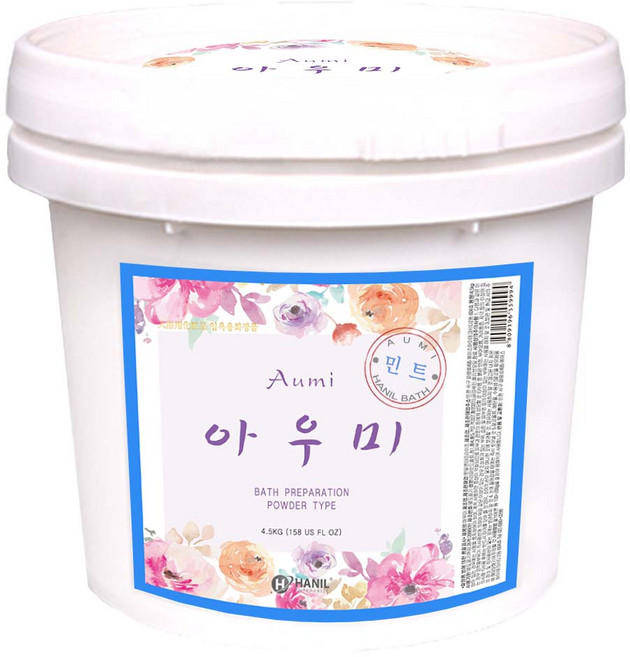 민트 아우미 대용량 입욕제 족욕제 (샵/가정용), 4.5kg, 1개