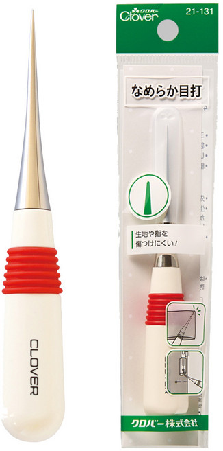 [CLOVER] 송곳 골라담기 논슬립 커브 볼포인트 송곳 소잉도구 [옵션선택], 1개, 5. 둥근송곳(21-131)