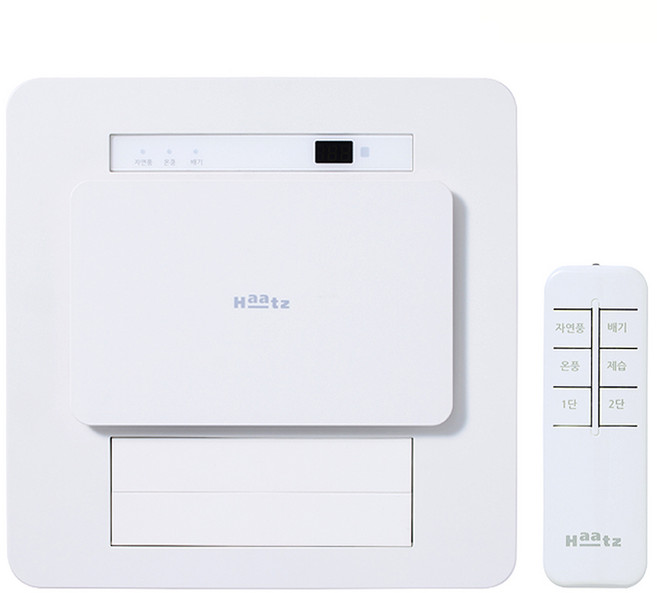 하츠 티오람 미니 욕실 화장실 복합 환풍기 온풍기 환기팬 HMF-J300-01, 화이트