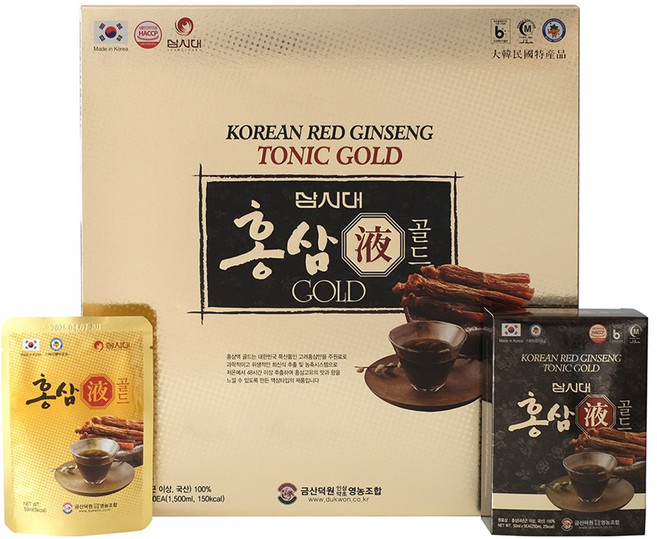 홍삼액골드 30포 홍삼추출액 100%, 1박스, 1.5L