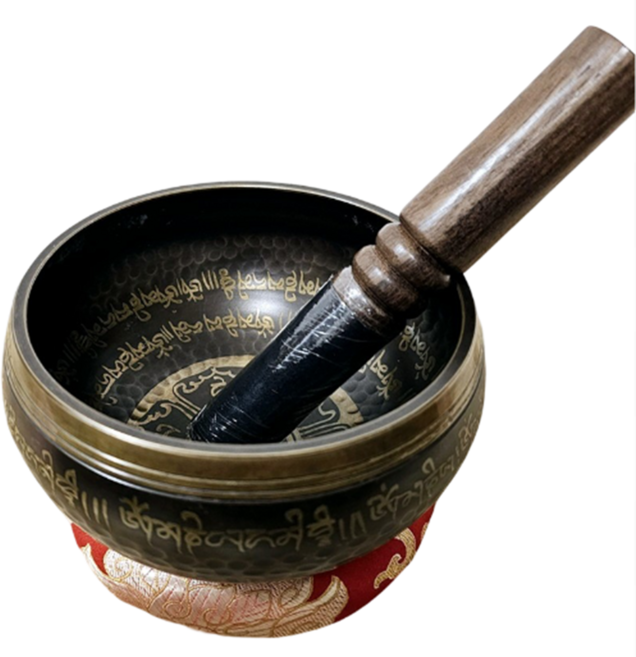 네팔 싱잉볼 수제 고급형 14.5cm 싱잉볼세트, 1개