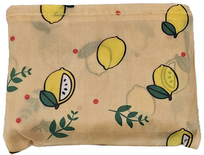 케이홈 접이식 중형 장바구니 14종 시장바구니, 1개, 옐로우레몬