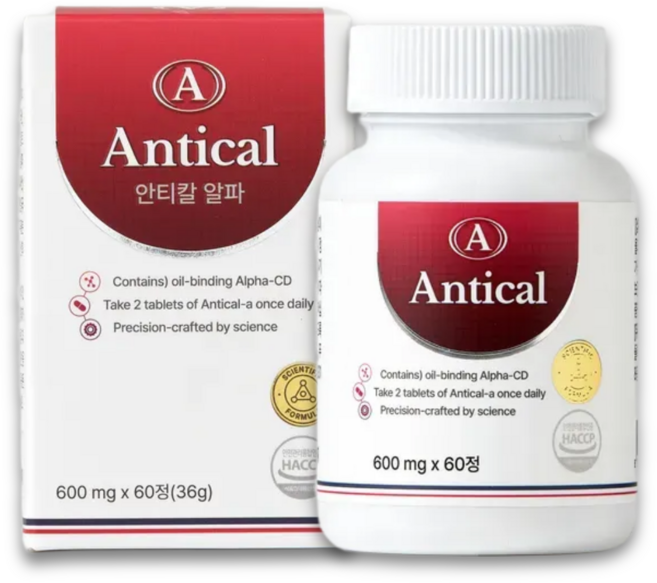 [국내 최초] 안티칼 알파 초강력 알파올라민, 1개, 60정