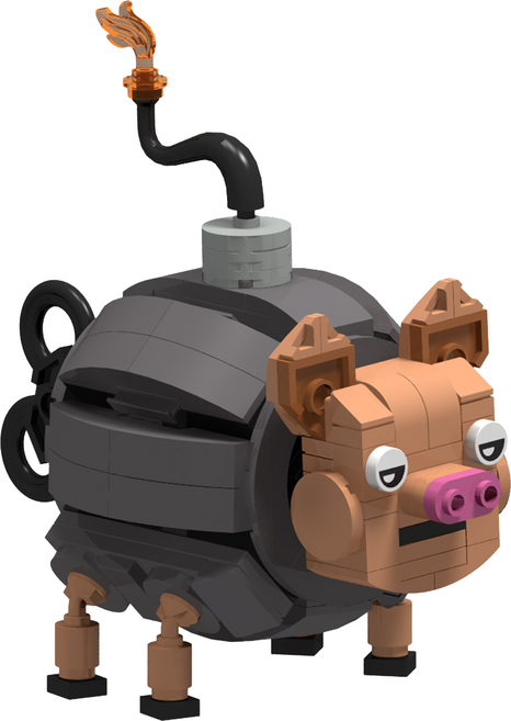 이탈리안 브레인롯 조립블럭 8시리즈 블록, 스비니노봄본디노, 1개