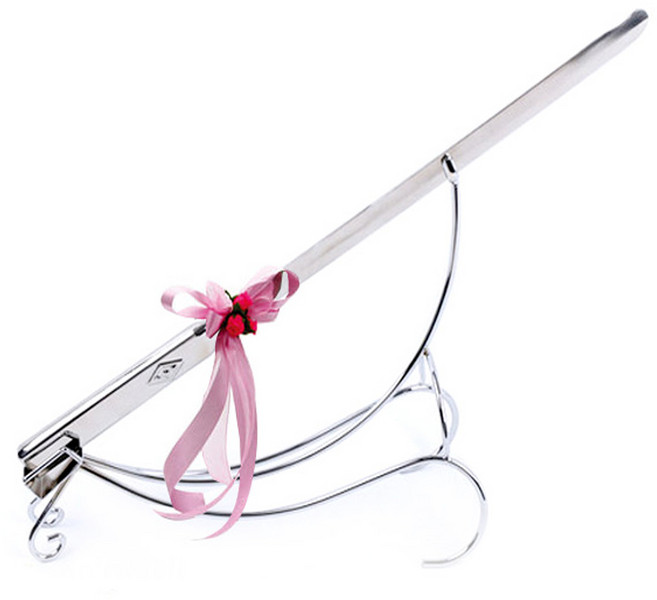 케익나이프마차형스탠드 세트 연회용칼 웨딩칼 JH-234, 케익나이프＋마차형스탠드 세트, 1개