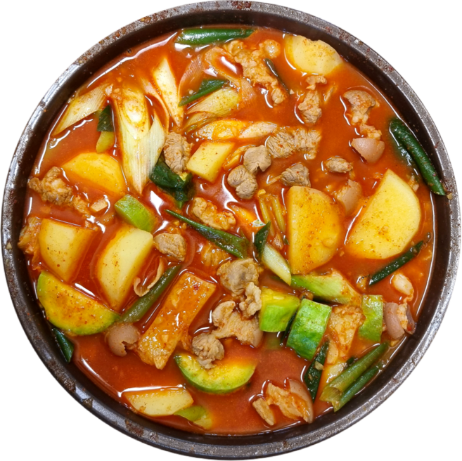 칼칼한 통감자 고추장찌개 밀키트 520g (2인분) 냉동, 1개