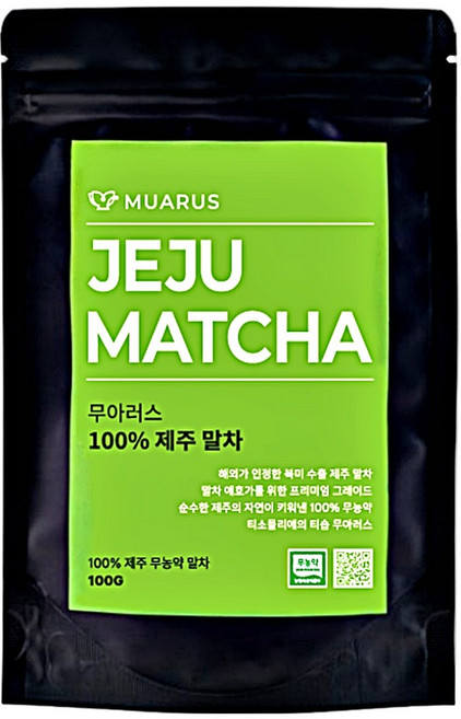 [2025 햇말차] 100% 프리미엄 제주 말차 녹차 가루 카페말차파우더 라떼 라테 베이킹 종류 분말, 1개, 1개입, 100g