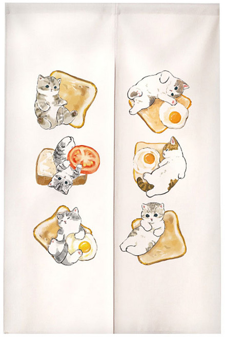 제이알트 가림막 커튼 방문 주방 패브릭 가림천 봉포함