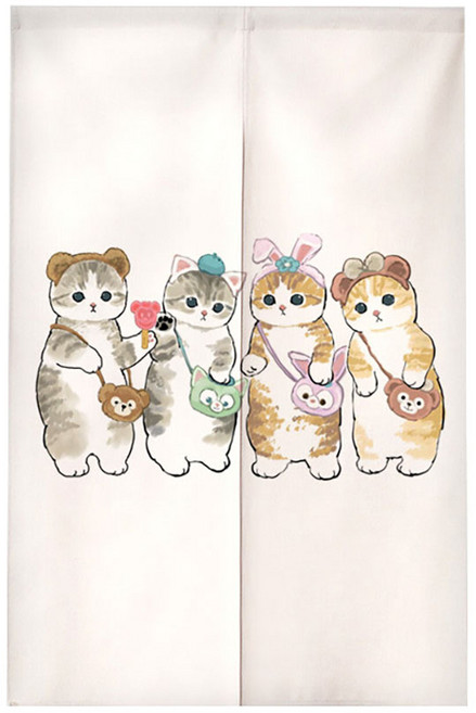 제이알트 가림막 커튼 방문 주방 패브릭 가림천 봉포함