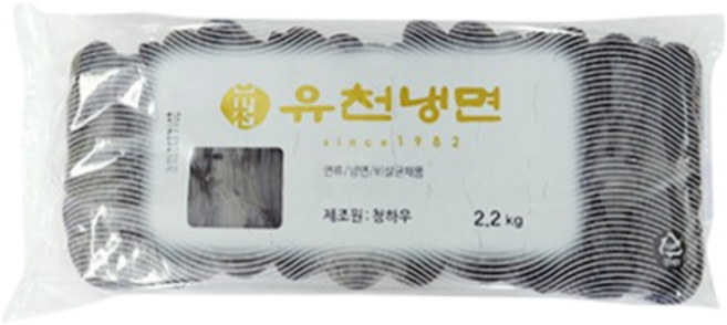 냉면사리 냉면면 냉동냉면사리 업소용면사리 대용량 유천냉면, 2kg, 1개