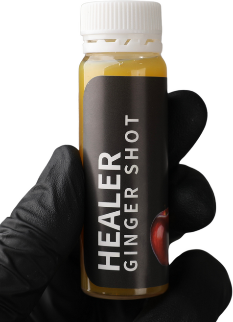 힐러 진저샷 생강 강황 레몬 파인애플 사과 NFC착즙100% 디톡스 클렌즈 무설탕 커큐민, 56개, 20ml