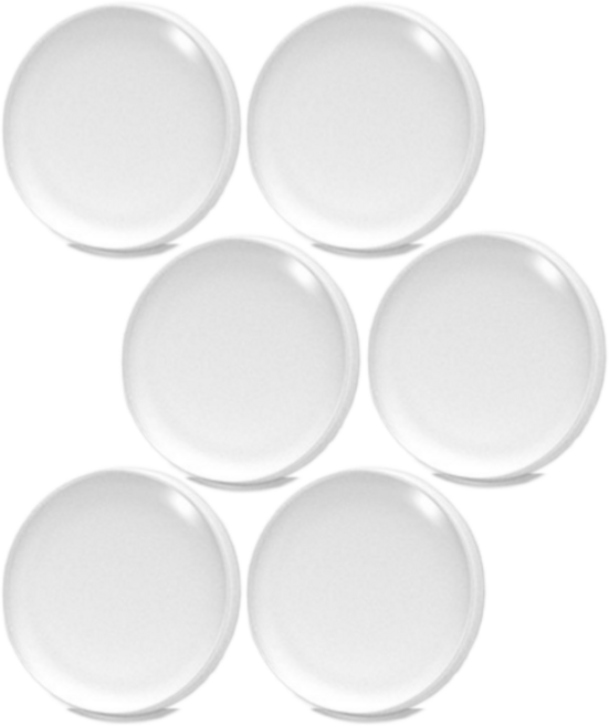 말랑베이비 무타공 문콕 방지 실리콘 패드 세탁기 냉장고 보호 5+1, 원형(12개), 6개