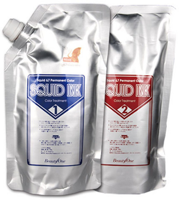 뷰티원 오징어 먹물 염모제 500g 염색약, 오징어먹물 염모제(2N_블랙)_500g, 1개