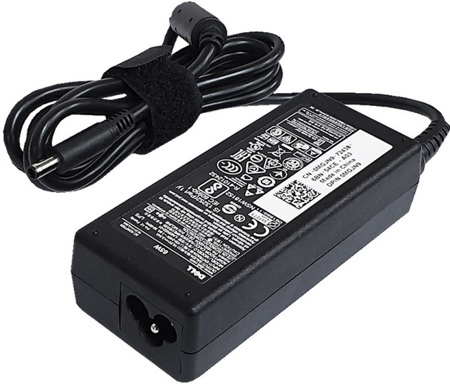 DELL 인스피론 15 16 17 시리즈 노트북 정품 어댑터 충전기 케이블 19.5V 3.34A 65W 외경 4.5mm 내경 3.0mm, 충전기+케이블포함