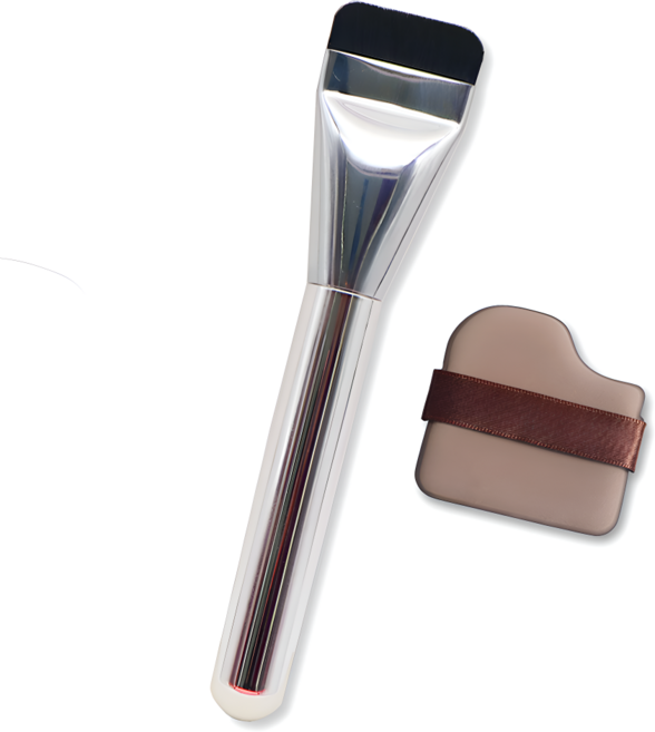 루체아 결없는 메이크업 납작 브러쉬 퍼프, 1개, PBR-A옵션