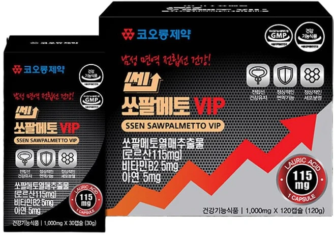 코오롱제약 쎈 쏘팔메토, 120정, 1개 - 쿠팡