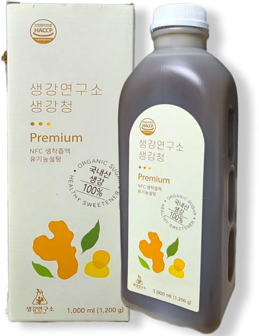 생강연구소 좋은 생강청 국내생강 100%, 1개
