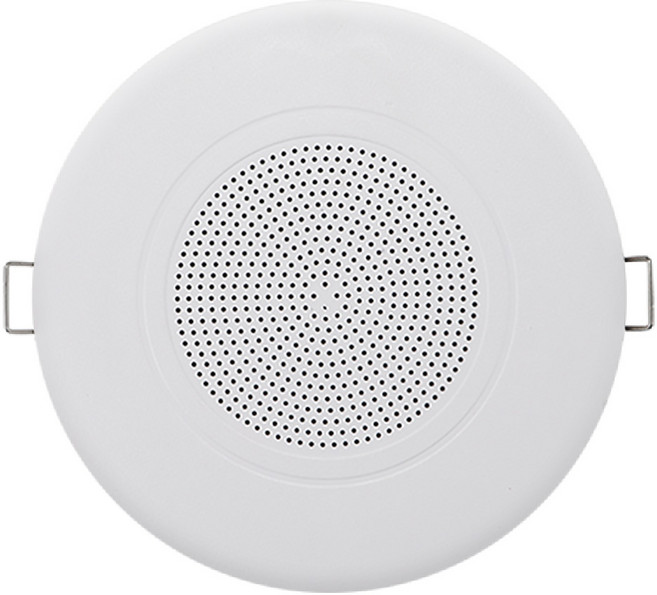 천장스피커 방송스피커 원형 4인치 슬림형 아파트 매장 학원 실링 매립형, 단품