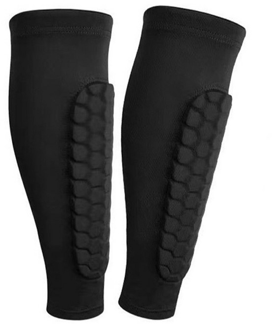 온브레이크 정강이 보호대 성인 축구 주니어 아동 풋살 아대 일체형 신가드 1SET, 블랙, 1개