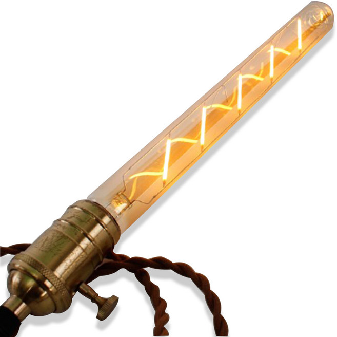 엘포스 LED 에디슨 막대전구 T30 3W 세트, 10개, 전구색