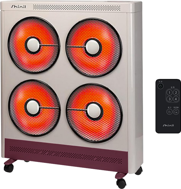 신일 고효율 4구 하이라이트 업소용 매장용 휴게소 대형 전기히터 SEH-F4300NK