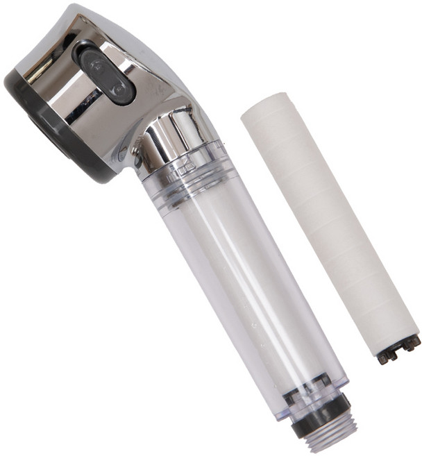 씨엘제로 싱크대필터 주방 자바라 핸디형 싱크헤드 +리필필터, 주방핸디형 싱크헤드+리필필터6개, 1세트