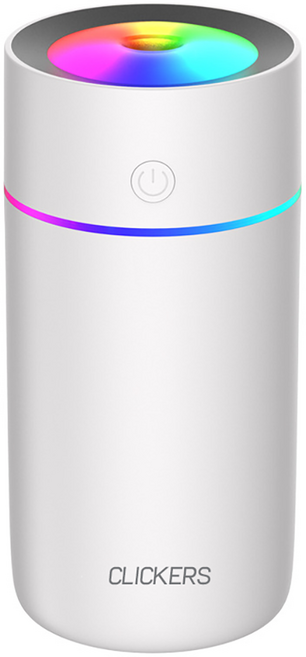 클리커스 무지개 가습기 차량용 사무실용 미니 가습기, HD-100