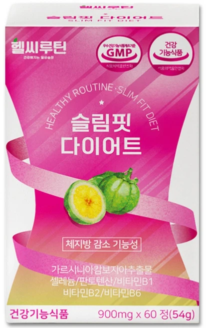 6중복합기능성 다이어트 보조제 식약처인증 가르시니아 뱃살 내장지방 체지방 분해 컷팅제 HCA 비타민, 60정, 1개 - 쿠팡