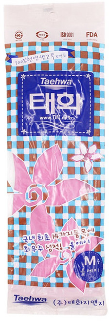 태화 올에이 고무장갑, 핑크, 중(M), 10개