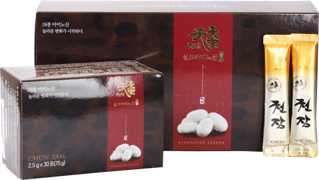 천잠 실크아미노산 450포 동물성 단백질보충 영양제 부모님선물 부모님건강선물세트 사은품증정, 5세트