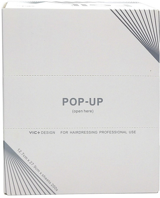 뜨리고 팝업 호일 (1박스 200장) 뽑아쓰는 호일 염색 탈색 브릿지 옴브레 솜브레, 1개