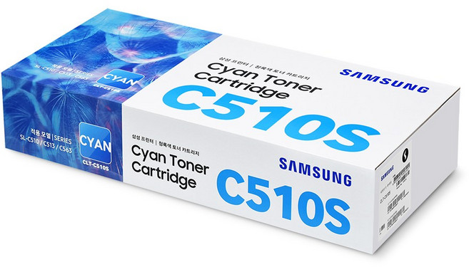 삼성 CLT-K510S 정품토너, 1개, CLT-C510S 파랑/정품