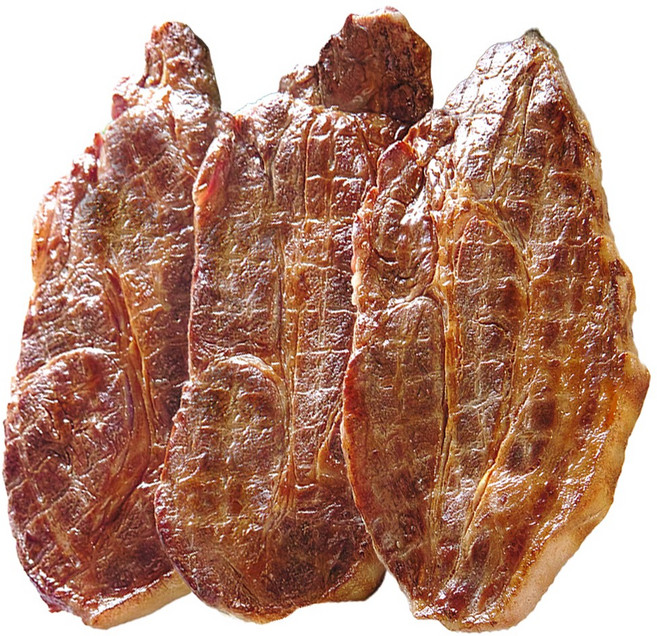 추억의 전통웰빙음식 국내산 볏짚 목살, 2개, 200g