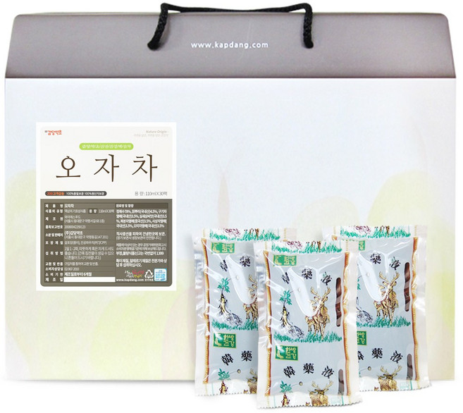 [갑당약초] 오자차 복분자 구기자 오미자 사상자 토사자, 60개, 110ml