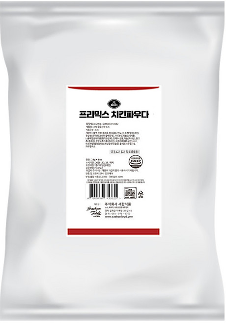 어나더소스 프리믹스 치킨 파우다 가루 분말 양념 치킨 감자 파우더, 1개, 5kg