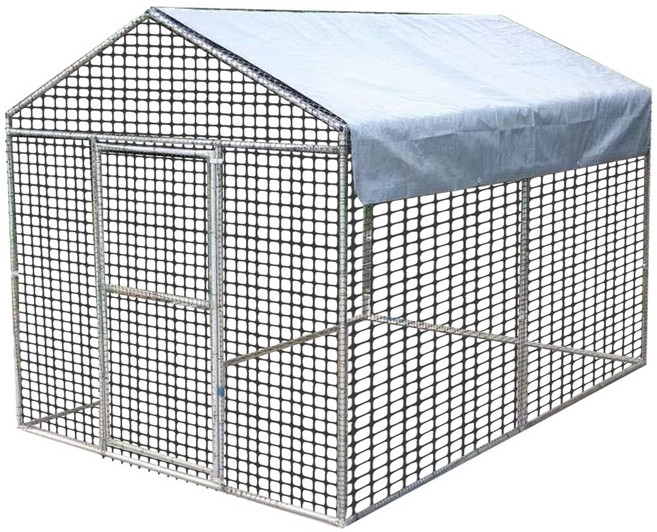 플로우윈 튼튼한 조립식 닭장 대형 케이지, 4*3(플라스틱 철조망), 1개