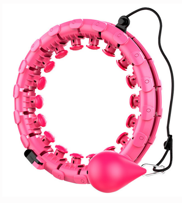 찐군 스마트훌라후프 3세대 벳실 다이어트 24마디 핑크 블루 퍼플, 1개