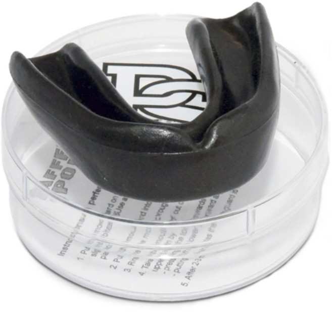 복싱마우스피스 독일 파펜 가드 MMA 헬스 주짓수 링사이드코리아, 검정, 1개