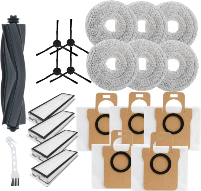퓨어퍼스트 드리미 L20Ultra 소모품 물걸레 브러쉬 먼지봉투 호환, 1개