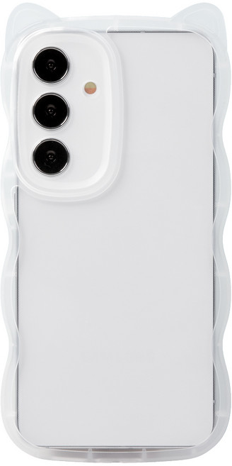 캣 웨이브 고양이귀 투명 핸드폰 케이스