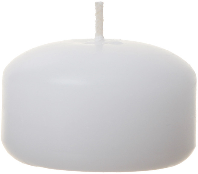 빅 플로팅 캔들 60개 양초, 97g, 01 미색