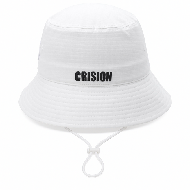 크리션 시그니처 버킷햇 골프모자, 1개, 화이트