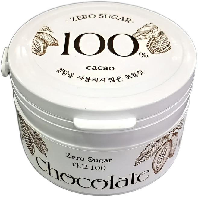 카카오 100% 다크초콜릿 무설탕 저당간식 저탄고지 무가당간식, 1개, 200g