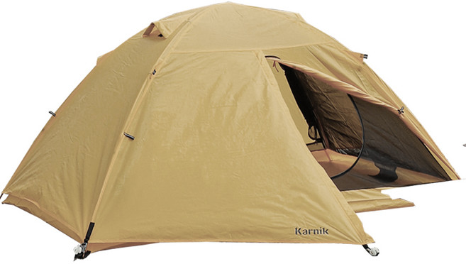 카르닉 시에나 백패킹 경량 텐트, 플라이포함 패키지, 오트베이지