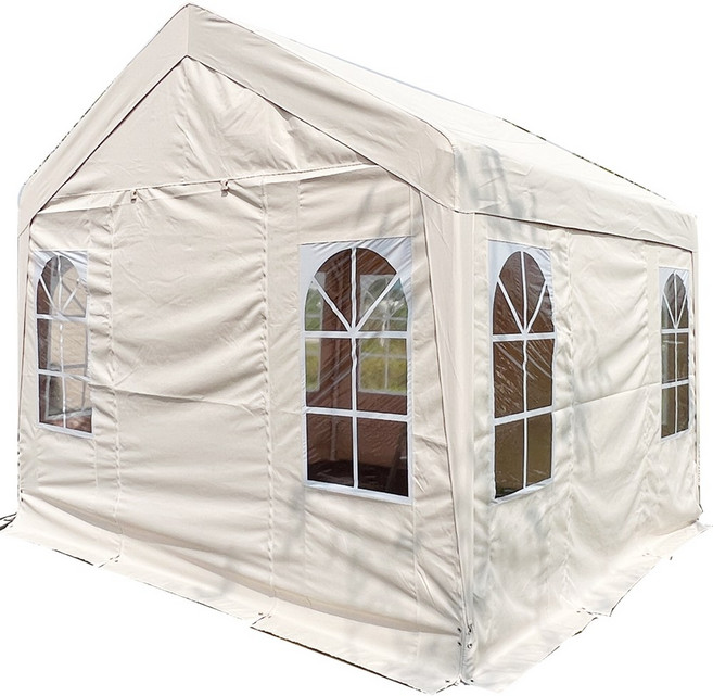 NEW_캐노피천막 텐트 몽골 캠핑 야외 옥상 테라스, N_기본타입(프레임+천장천막(옆천막없음))