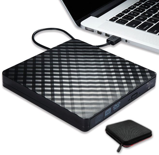 림스테일 USB 3.0 DVD RW 외장 ODD + 파우치, LM-01BK, 1개