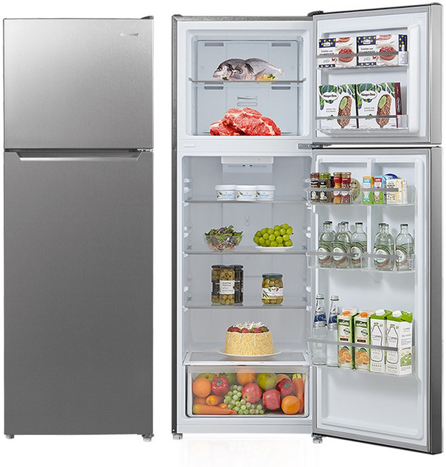 캐리어 클라윈드 슬림 348L 2도어 냉장고 방문설치, KRNT348SEM1