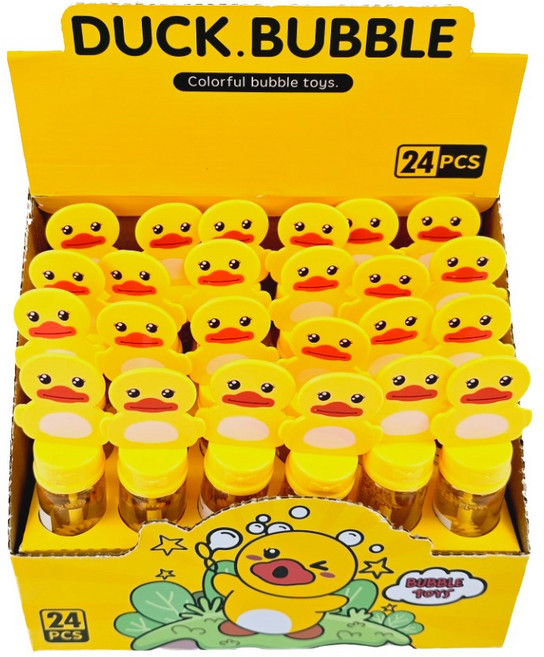 어린이 비눗방울 미니, 오리, 24개