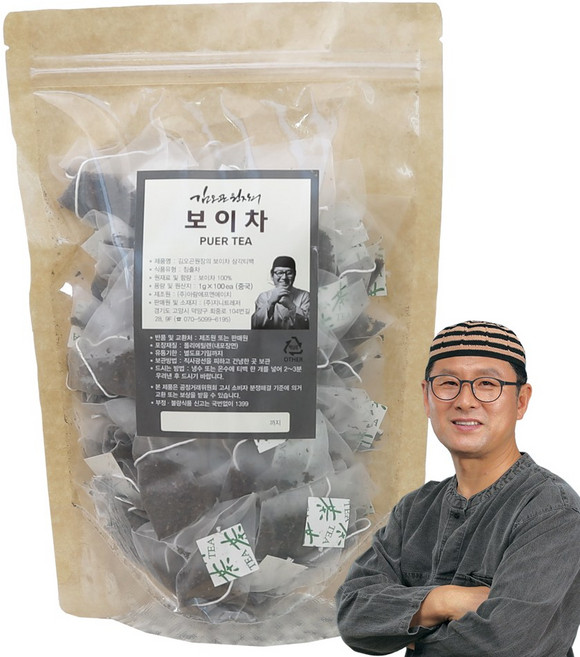 김오곤원장의 보이차 100T, 1g, 100개입, 1개