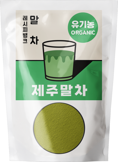 레시피뱅크 유기농 국산 제주 말차 파우더, 1개, 1개입, 1kg